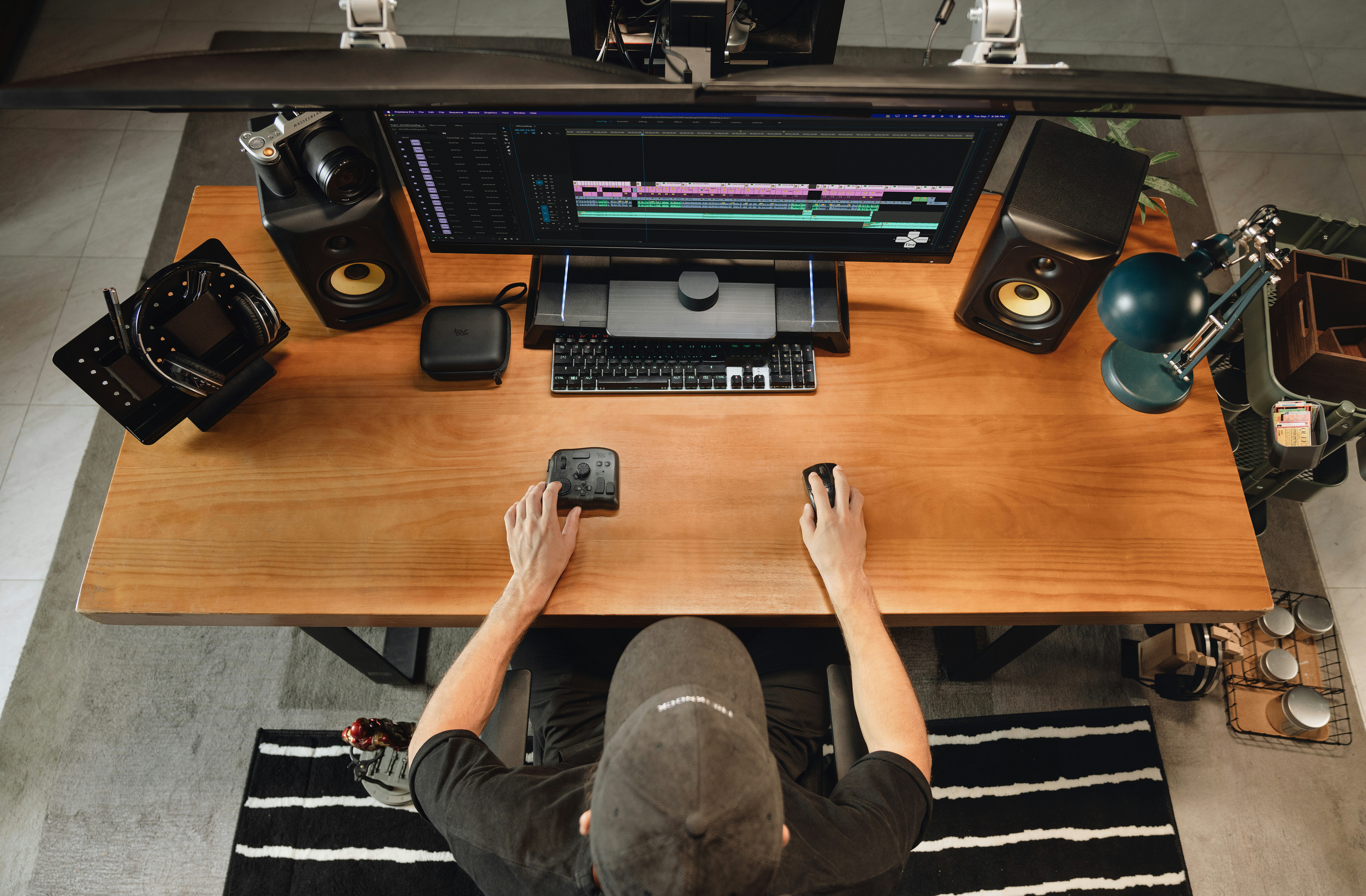 Michael Jacobsen Marketing Video Editing Setup